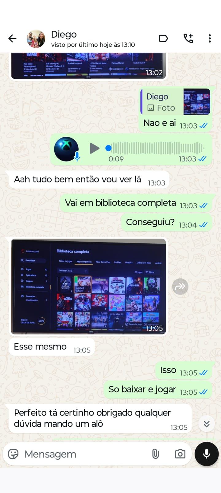 Referencia de venda - Diego